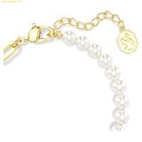  Vòng Tay, Lắc Tay Swarovski Teddy bracelet Crystal pearl, Bear, Green, Gold-tone plated 5669167 