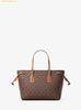 Túi Tote Michael Kors Voyager Extra-Small Signature Logo Convertible Crossbody Bag Brown 35R6GV6T0B