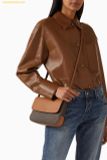  Túi Đeo Chéo Michael Kors Alice Small Flap Crossbody Bag in Logo Canvas Brown 