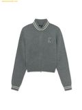  Áo Cardigan MLB Women's Classic Monogram Tonton Zip-Up Cardigan New York Yankees 3FKCM0154-50MGD - Xám 