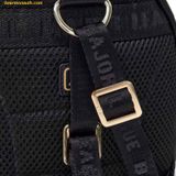  Balo Mini MLB Pu Embo Mini Backpack Monogram Series New York Yankees 7ABKM036N-50BKS Black 