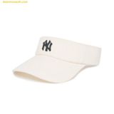  Mũ MLB Basic Sun Cap New York Yankees Ivory 3ASC00133-50IVS 