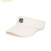  Mũ MLB Basic Sun Cap New York Yankees Ivory 3ASC00133-50IVS 