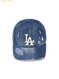  Mũ Lưỡi Trai MLB Vintage Damaged Denim Unstructured Ball Cap LA Dodgers 3ACPB195N-07BLL 