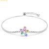  Lắc Tay Swarovski Ariana Grande x Swarovski bracelet Mixed cuts, Flower, Multicolored, Rhodium plated 5749187 