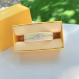  Lắc Tay Swarovski Matrix bracelet Baguette cut, Knot, White, Rhodium plated 5731101 