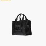  Túi Tote Vuông Marc Jacobs The Leather Small Crossbody Tote Bag 26 Black 