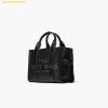  Túi Tote Vuông Marc Jacobs The Leather Small Crossbody Tote Bag 26 Black 