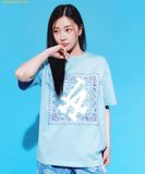  Áo Phông MLB Paisley Big Logo One-Point Short-Sleeve T-Shirt LA (L.SKY BLUE) 3ATSI0133-07SBL 