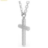  Dây Chuyền, Dây Đeo Cổ Swarovski Insigne pendant Pavé, Cross, White, Rhodium plated 