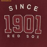  Áo Sweater MLB Varsity Over Fit Polo Sweatshirts Boston Redsox 3AMTV0844-43BDS Màu Đỏ 