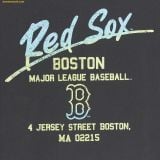  Áo Phông MLB Unisex Boston Red Sox Basic Color Letter Megaover Fit T-Shirt 3ATSB0653-43CGS 