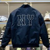  Áo Khoác Bomber New Era Varsity Jacket NY Đen 