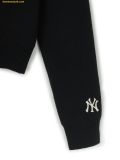 Áo Hoodie MLB Women's Basic Varsity Hoodie Sweater Pullover NY (Black) 3FKPV0144-50BKS 