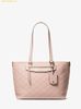 Túi Xách Michael Kors Jet Set Travel Medium Logo Embossed Leather Tote Bag Light Pink 30S6GTVT6B