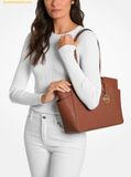  Túi Tote Michael Kors Bolso tote Marilyn mediano de piel saffiano Luggage 30S2G6AT2L 