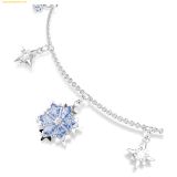  Vòng Tay, Lắc Tay Swarovski Magic bracelet Snowflake, Blue, Rhodium plated 5734244 