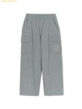  Quần Dài Túi Hộp MLB Basic Coopers Logo Cargo Wide Pants NY (D.Melange Grey) 3APTB1444-50MGD 