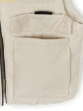  Áo Ghile Phao MLB Woven Mix Fleece Vest BOS (D.Cream) 3AFDB0246-43CRD Trắng Kem 