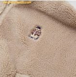  Áo Khoác Bông SAPO Dumble Crop Hoodie SPFZE4VG42 - Nâu 