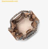  Túi Xách Michael Kors Mina Small Chain Convertible Crossbody Bag 35F5S4MC1V Driftwood 