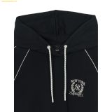  Áo Hoodie MLB Women's Sporty Varsity Banded Crop Hoodie NY (Black) 3FHDV0344-50BKS 