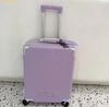  Vali Kéo FILA Ribbed Hard Shell Luggage 22 Inch Tím Pastel 
