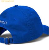  Mũ Lưỡi Trai Polo Ralph Lauren Men Blue Cotton Chino Ball Cap 