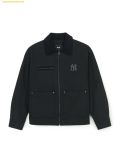  Áo Khoác MLB Basic Collar Work Jacket NY (Black) 3AJPB0146-50BKS 