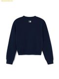  Áo Sweat MLB Women's Floral Graphic Crop Man-to-Man NY (Navy) 3FMTF0144-50NYS 