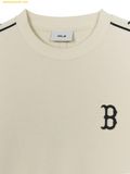  Áo Sweat MLB Classic Monogram Taping Overfit Man-to-Man BOS (D.Cream) 3AMTM0644-43CRD 