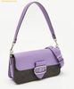  Túi Đeo Vai Coach Signature Morgan Crossbody Bag Purple Brown CJ617 