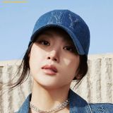  Mũ Lưỡi Trai MLB Embo Logo Denim New York Yankees Ball Cap 3ACPDM04N-50INS - Xanh Đậm 
