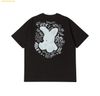 Áo Phông ADLV Doodle Rabbit Short Sleeve T-Shirt Đen