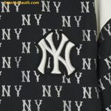 Áo Khoác MLB Jacket Baseball Jacket Monogram Series New York Yankees 3AJPM0141 Đen 