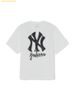 Áo Phông MLB Basic Simple Street Logo Oversized Short Sleeve T-shirt New York Yankees 3ATSB0463-50WHS White