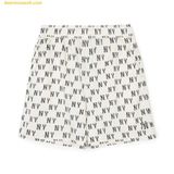  Quần Shorts MLB Classic Monogram Print 5/8 Woven Shorts NY (Cream) 3ASMM0343-50CRS 