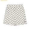 Quần Shorts MLB Classic Monogram Print 5/8 Woven Shorts NY (Cream) 3ASMM0343-50CRS