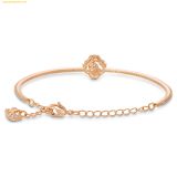  Vòng Tay, Lắc Tay Swarovski Una bangle Clover, Pink, 18k rose gold finish 5516476 
