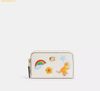  Ví Card Coach Essential Small Zip Around Card Case With Sticker Print CCD21 