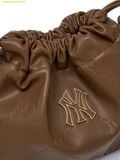  Túi Đeo Chéo MLB New York Yankees Monogram Embossed Bucket Bag Brown 7ACRM086N-50BRS 
