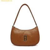  Túi Đeo Vai MLB Monogram Embo Hobo Bag Boston Red Sox Brown 3ABQS022N-43BRS 