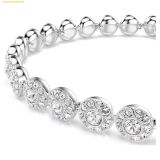  Lắc Tay Swarovski Una Angelic bracelet Round cut, Small, White, Rhodium plated 