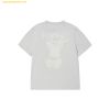 Áo Phông ADLV Woman Doodle Fuzzy Rabbit Short Sleeve T-Shirt Màu Xám