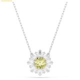  Bộ Dây Chuyền Và Lắc Tay Swarovski Idyllia set Mixed cuts, Sun, Yellow, Mixed metal finish 5616267 