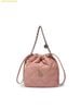  Túi Đeo Chéo MLB Basic Quilted PU Mini Bucket Crossbody Bag LA Dodgers L.Pink 3ACRBQ16N-07PKL 