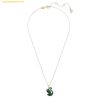  Dây Chuyền Swarovski Iconic Swan Pendant Swan, Green, Rose Gold-Tone Plated 5650067 