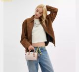  Túi Trống Đeo Chéo Coach Mini Rowan Crossbody Bag Sand Taupe Multi CW330 