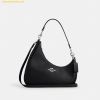  Túi Đeo Vai Coach Coach Women's Twisted Teri Shoulder Bag Silver Black CBI01 