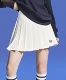  Chân Váy Xếp Ly MLB Women's Basic Pleated Skirt NY (Cream) 3FSKB0324-50CRS 